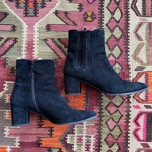 Stuart Weitzman Black Suede Boots